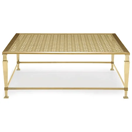 The Arabesque Cocktail Table in Majestic Gold